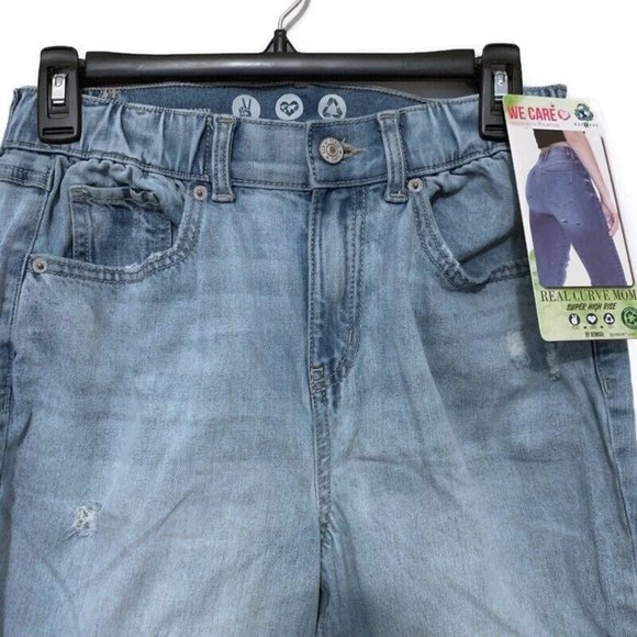 REWASH JUNIOR SUPER HIGH RISE MOM Jeans Size 7/ 28 ~Perfectly Fits The Waist~ - Picture 8 of 9